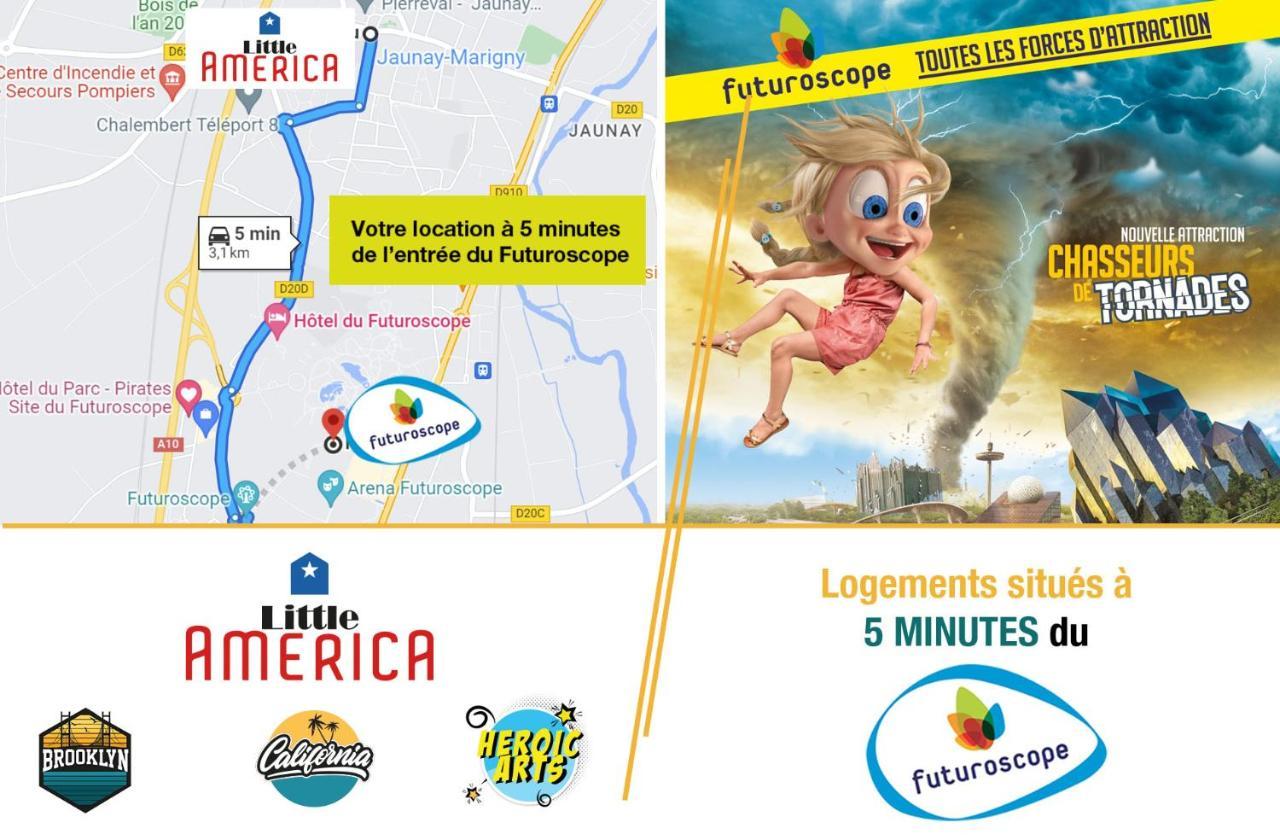 Little America - Appart Hotel 3Km Futuroscope Jaunay-Clan Kültér fotó